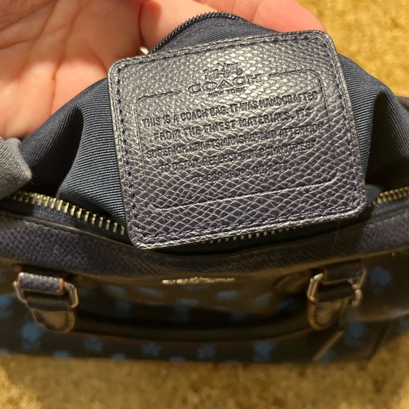 Coach Mini Bennett Crossbody Satchel Badlands Floral Print - Picture 3 of 3